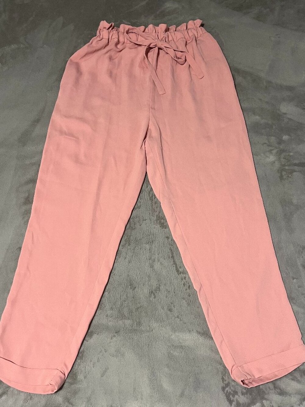 Pink Cuffed Dress Pants: Size 6